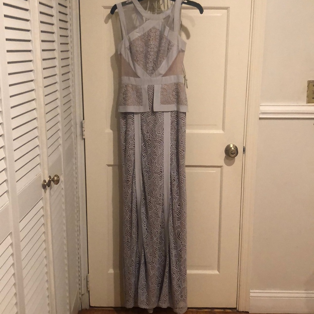 BCBG blue gown size 0